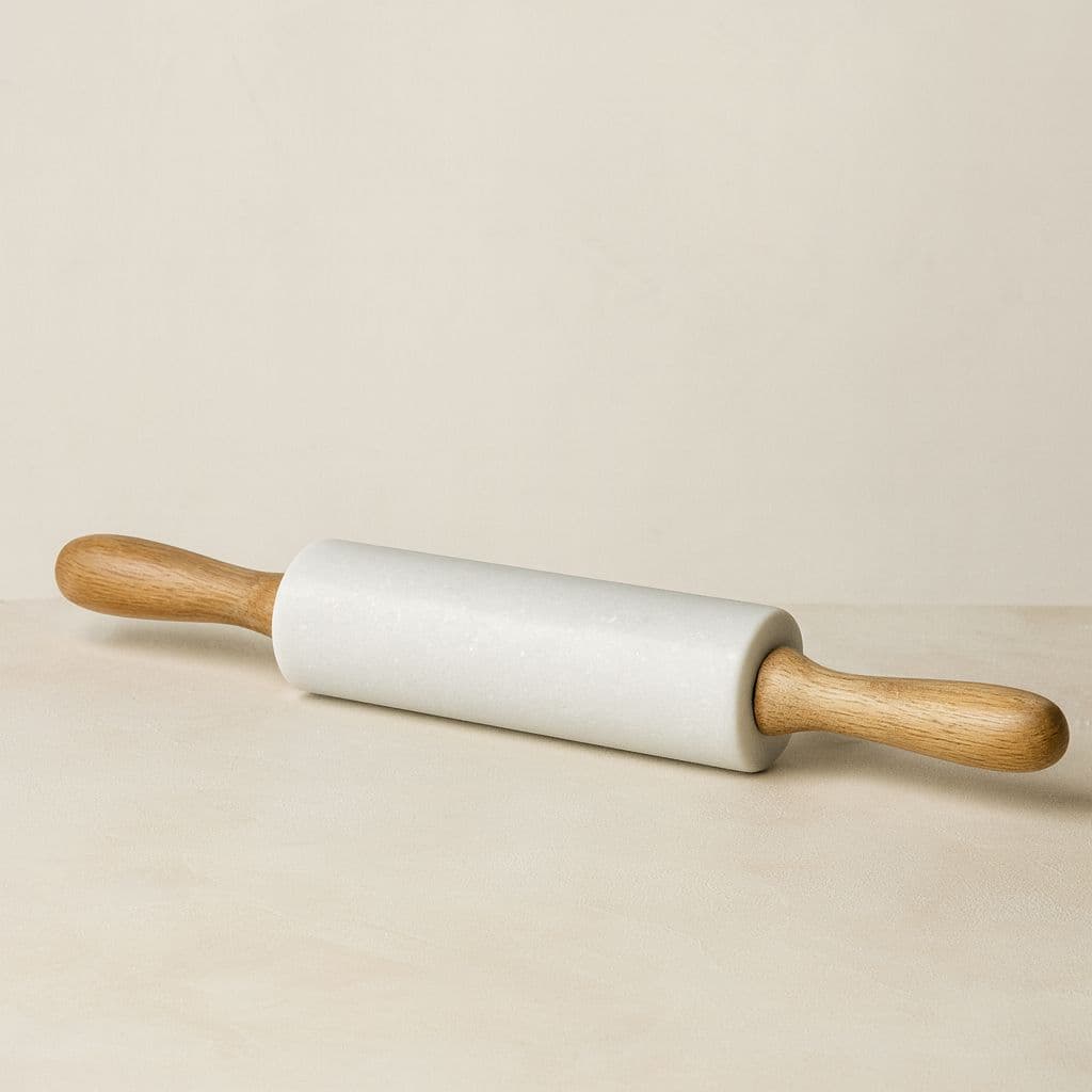 White Marble Rolling Pin - product image