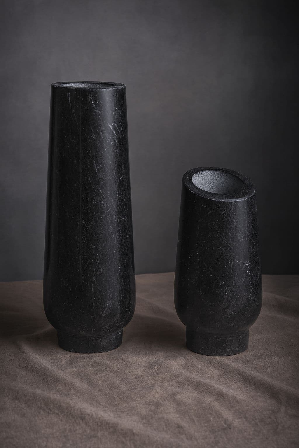 Black Marble Vase - product image